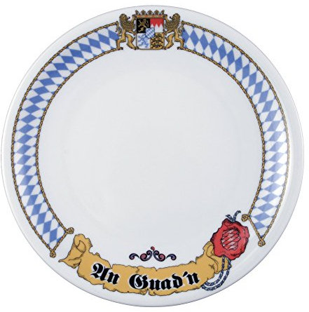 Seltmann Weiden [A] Compact Frühstücksteller 20 cm Fahne Bayern 6-er Set