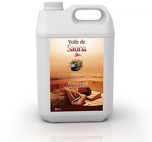 Camylle - Voile de Sauna Orient - Fragrances à base d’Huiles Essentielles 100% Pures et Naturelles pour Sauna - Positivant aux arômes chauds et boisés - 5000ml