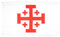 AZ FLAG - Flagge Orden Vom Heiligen Grab Zu Jerusalem - 150x90 cm - Ossh Fahne 100% Polyester mit Messing-Ösen - 110g
