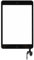 écran en verre pour iPad mini 3 IC Chip Bouton Home tactile vitre numériseur noir