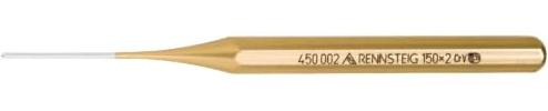 Rennsteig 450 002 0 Standard Octagonal Pin Punch, 0 V, Gold/Silver, 150 x 10 x 2 mm