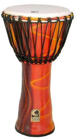 TOCA TO803196 Djembe Freestyle 12'' Fiesta Red SFDJ-12F