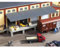 Auhagen 80254 80254-Rampe mit Dach, H0, bunt