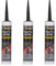 Everbuild 3 X Roof & Gutter Sealant Black 310ml EVBROOFBL