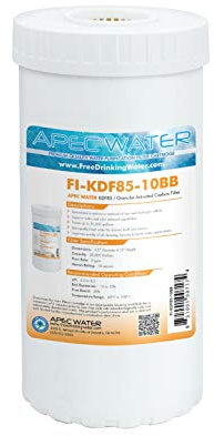 apec 25,4 cm ganze Haus Ersatz Wasser Filter Eisen und Schwefelwasserstoff Entnahme (fi-kdf85–10BB)