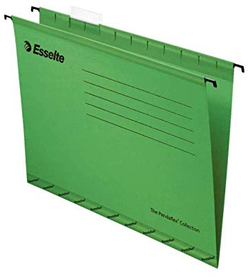Esselte Pendaflex Hängemappen, Foolscap-Format, 360 × 240 mm, 25 Stück, grün