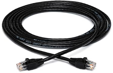 Hosa CAT-503BK, Cat 5e Cable, 8P8C to Same, 3 ft