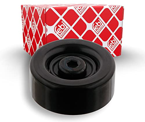 febi bilstein 33180 Umlenkrolle für Keilrippenriemen, mit Schraube, 1 | Kompatibel mit: HYUNDAI ACCENT II, ACCENT II Stufenheck, ACCENT III, ACCENT III Stufenheck, ELANTRA III