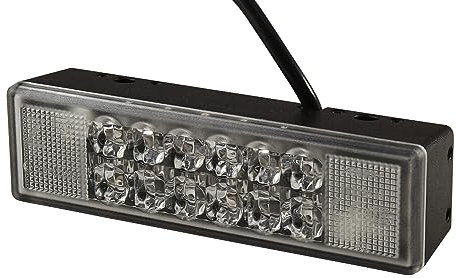 HELLA 2XD 008 997-011 LED-Blitz-Kennleuchte - WL-LED - 12V - gelb - Schraubanschluss/Einbau - Kabel: 800mm - Stecker: offene Kabelenden