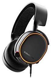 SteelSeries Arctis 5 [Legacy Edition], Gaming-Headset, RGB-Beleuchtung, DTS 7.1 Surround für PC, PC / Mac / PlayStation 4 / Mobilgerät / VR, Farbe schwarz