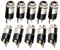 PsmGoods® Jack 3,5 mm stéréo Connecteur de montage sur panneau