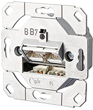 BTR Blumberger METZ CONNECT E-DAT C6 Anschlussdose UP0 zweifach