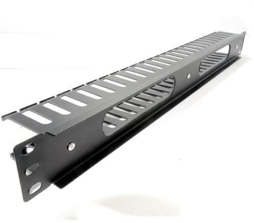 kenable Cable Tidy Management 19 Universal Panel 1U With Rear Vent