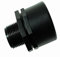 Boutté 2176449 210FP Mamelon polypropylène réduit femelle 26 x 34 mâle 20 x 27 Noir