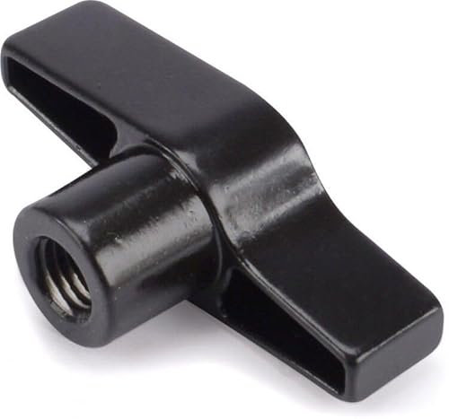 Riggatec Flügelmutter Schwarz M12 Gewinde