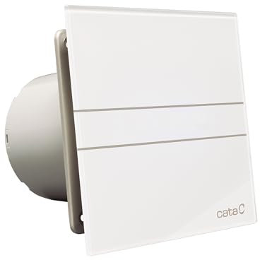 Cata Extractor de Baño E-150 GTH con Sistema de Extracción Perimetral Detector de Humedad y Display Indicador de Humedad Ancho 95 cm Potencia 19W Color Blanco