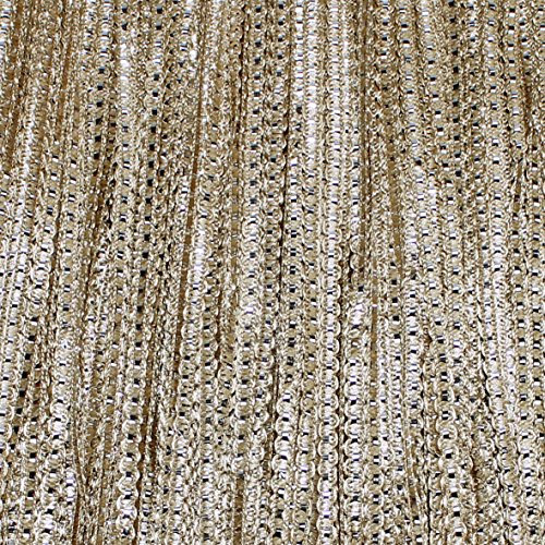 Arsvita Fadenvorhang, mit Lurex veredelt, 140 x 250 cm (Gold)
