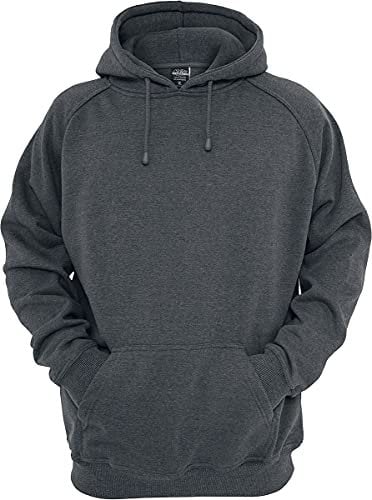 Urban Classics TB014-Blank Hoody 2-Pack, Felpa con Cappuccio Uomo, Grigio, M