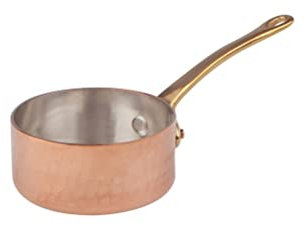Agnelli Casserole-Faitout Cuivre Etame Servir de Manche Acier Inoxydable