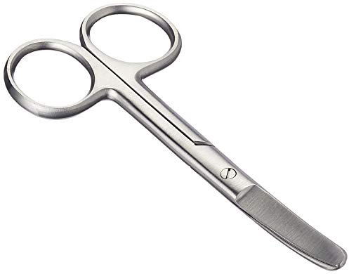 GIMA - Forbici Chirurgiche Curve, Punte Smusse, Misura 11.5 cm, in Acciaio Inox, grigio