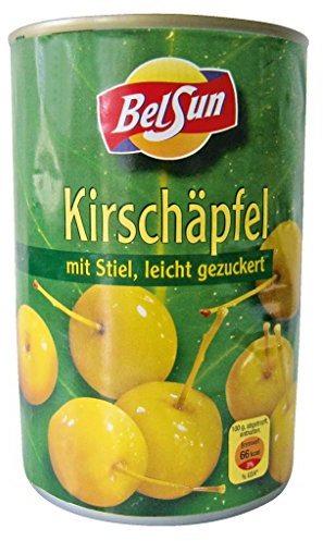 Belsun - Kirschäpfel mit Stiel, leicht gezuckert - 425g