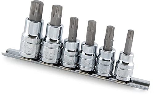 Titan 16116 Torx-Bit-Steckschlüsselsatz, 6-teilig