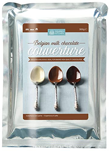 Squires Kitchen Belgium Couverture Chocolate Milk 300g