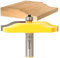Yonico 12138 - Raised Panel Router Bit, Cove - Diameter: 3-1/2, Cutting Depth: 1-1/2 - 1/2 Shank