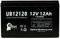 Replacement for APC SMART-UPS 1000 SU1000INET Battery - Compatible UB12120 Universal Sealed Lead Acid Battery (12V 12Ah 12000mAh F1 Terminal AGM SLA) - Includes TWO F1 to F2 Terminal Adapters