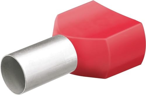 KNIPEX Twin-Aderendhülsen mit Kunststoffkragen je 50 Stück, 97 99 377