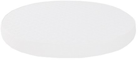 Dibapur ® Pro Vital Orthopädische Ø Runde Kaltschaummatratze (PROVITAL-190) x Kernhöhe 14 cm, mit Standard Bezug ca. 14,2 cm (Made in Germany)