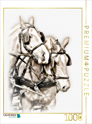 CALVENDO Puzzle Equestrian Kunst | 1000 Teile Lege-Größe 48 x 64 cm Foto-Puzzle für glückliche Stunden
