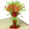 LINPopUp® 3D Grußkarte Geburtstagskarte Gutschein Besserung Danke Muttertag, Baum, N47