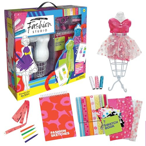 Creativity for kids CFK1252 Designed by You Fashion Studio Modisches Designer-Set, Mehrfarbig