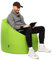 PATCH HOME Patchhome Sitzsack Tropfenform - Kiwi für In & Outdoor XL 300 Liter - mit Styropor Füllung in 25 versch. Farben und 3 Größen