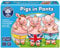 Orchard Toys Pigs in Pants, englische Version