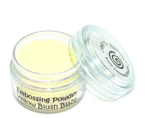Cosmic Blaze Empossing Shimmer Powder Blush, Gelb