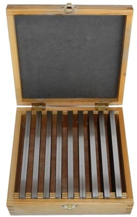 SOGI PAR-18 Set Parallele Acciaio Temprato Rettificato 18 Pezzi 160 x 4 x (10-14-18-22-26-30-34-38-42) mm