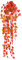 Best Artificial 100cm Trailing Ivy Garland Hanging Vine String Plant (Two Tone Autumn English - TI15)