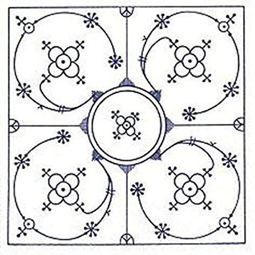 Goldbach Servietten Indisch blau 13x13cm 20st.