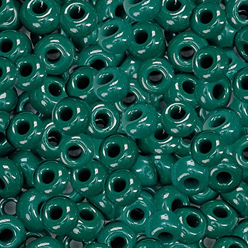 Knorr Prandell 5 mm Rocailles Bohemian Perlen, Tannen Grün