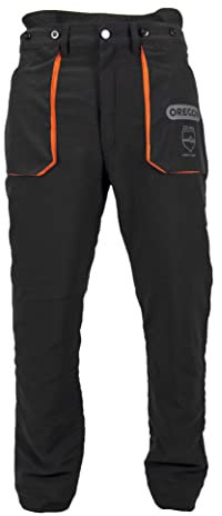 Oregon Yukon Pantalones de Seguridad para Motosierra, Protección Anticorte, Ropa de Trabajo, Pantalón con Protección Tipo C, Clase 1, Talla XXL