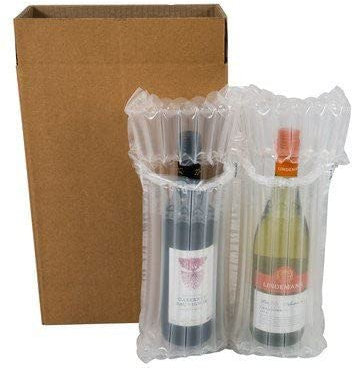 Parrett Storage - Twin (2) Wine & Beer Bottle Airsac Kit - Postal Pack