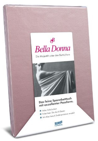 Formesse – Bella Donna Jersey. Edles Jersey-Spannbettlaken 120x190-130x220 cm - bis 30cm Höhe - 97% Baumwollzwirn, 3% Elastan, Aloe Vera und Arganöl/Spannbetttuch aus Deutschland - Amethyst