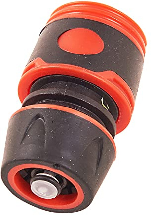 Amtech Hose Connector with Stop, Shut-Off Control for Clean Changes, Quick Push-Fit, Compatible with Leading Brands, for Sprinklers and Spray Guns, 13mm (1/2)