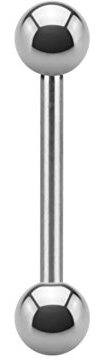 eeddoo Piercing Stab Barbell Silber Titan