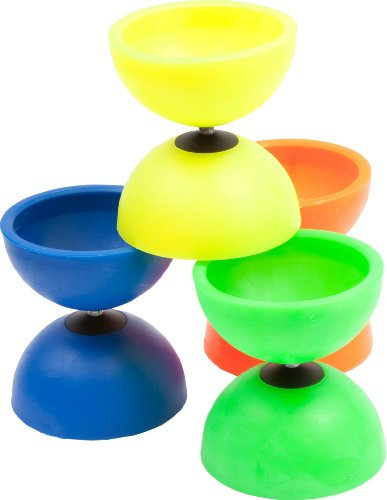 HQ Diabolo 100 mm mit Handstäben,Anleitung im Mesh Bag