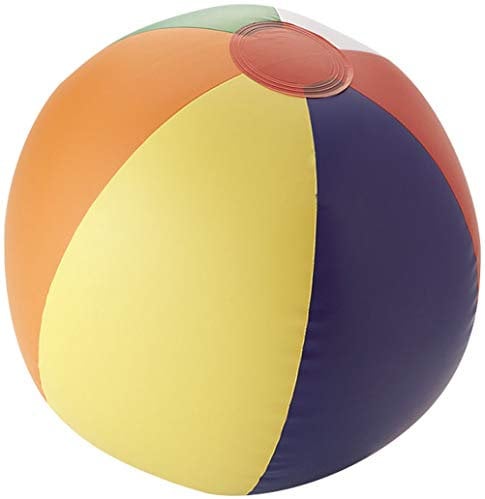 sin4sey Wasserball Regenbogen - 1 Stück, Mehrfarbig, Ballon, BALLOON, Sommerfest, Alle Altersgruppen, Unisex-Kinder, Unisex, ca. 25 cm, PHTHALATFREI