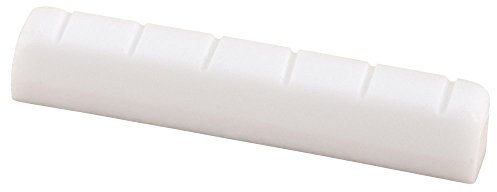 GEWA Kunststoffsattel F&S Klassikgitarre gekerbt Für Konzertgitarre, gerade 51,7 x 6,0 x 9,5/9,0 mm