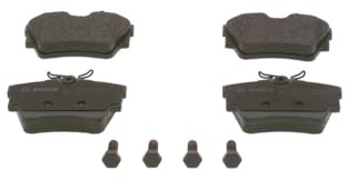 Bosch BP378 - Brake Pads Car Rear Axle - 1 Set of 4 Pads | Bosch Quality - Reduced Noise and Dust - ECE-R90 Certified - Copper-Free